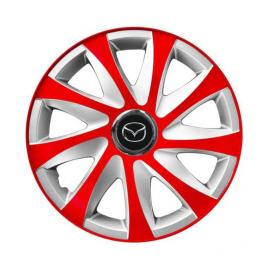 Set 4 capace roti hubcaps wheel pentru gama auto mazda (dimensiune roată: r14)