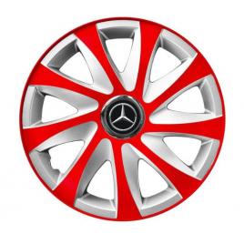 Set 4 capace roti hubcaps wheel pentru gama auto mercedes (dimensiune roată: