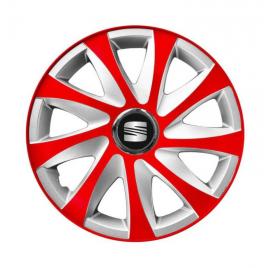 Set 4 capace roti hubcaps wheel pentru gama auto seat (dimensiune roată: r14)