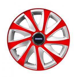 Set 4 capace roti hubcaps wheel pentru gama auto volvo (dimensiune roată: r14)