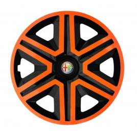 Set 4 capace roti orange pentru gama auto alfa romeo (dimensiune roată: r14)