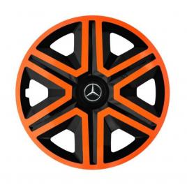 Set 4 capace roti orange pentru gama auto mercedes-benz (dimensiune roată: r14)