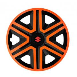 Set 4 capace roti orange pentru gama auto suzuki (dimensiune roată: r14)