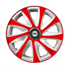 Set 4 capace roti hubcaps wheel pentru gama auto fiat (dimensiune roată: r14)