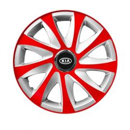 Set 4 capace roti hubcaps wheel pentru gama auto kia (dimensiune roată: r14)