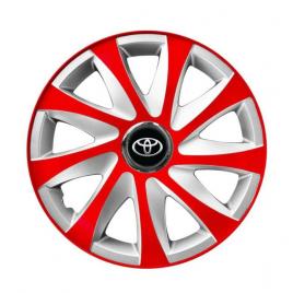 Set 4 capace roti hubcaps wheel pentru gama auto toyota (dimensiune roată: r14)