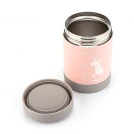Cutie termica pentru mancare, otel inoxidabil vidat, 300 ml, roz, reer colourdesign