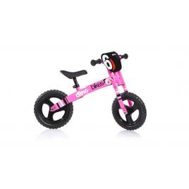 Bicicleta fara pedale balance bike runner roz neon dino bikes cu roti de 12”( fara cutia originala)