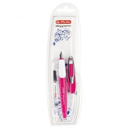 Stilou my pen, penita m, roz/alb - blister