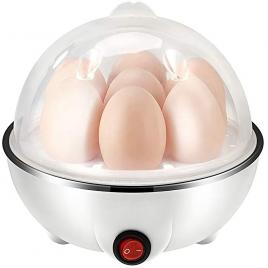Fierbator de oua electric, flipppy, capacitate 7 oua, aparat de fiert oua, 220v, oprire automata, 3 moduri de fiert oua, 15 x 15 x 15 cm, culoare alb
