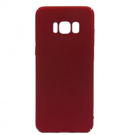 Capac de protectie din plastic solid pentru Samsung Galaxy S8 rosu