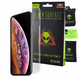 Folie Alien Surface XHD Apple iPhone XS protectie spate laterale + Alien Fiber cadou