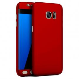 Husa Samsung Galaxy S7 Edge  Premium Full Cover  360Rosu/Red + Folie de protectie