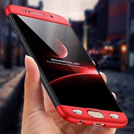 Husa Samsung Galaxy S7 Edge GKK Full Cover  360- Negru/Rosu