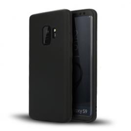 Husa FullBody SiliconBlack pentru Samsung Galaxy S9 acoperire completa  360grade cu folie de protectie gratis