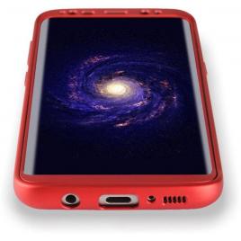 Husa FullBody SiliconRed pentru Samsung Galaxy S8 Plus acoperire completa  360grade cu folie de protectie gratis