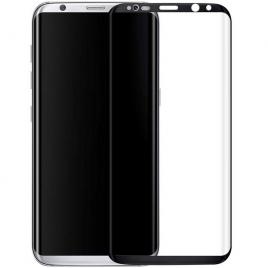 Se 2 folii sticla curbata Samsung Galaxy S8 PlusFull Glue 5D Negru