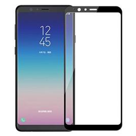 Set 2 folii de sticla Samsung Galaxy A8 20189D Full Glue Black
