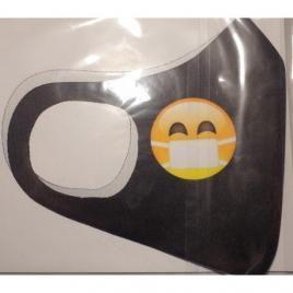 Masca protectie emoji cu masca, reutilizabila