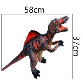 Figurina Espinossauro, dinozaur din cauciuc cu sunete specifice ,58cm, +3 ani, TCB