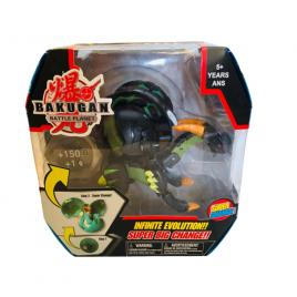 Figurina interactiva Bakugan neo dragonoid black m2 ,negru, isp20