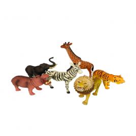Set 12 de figurine de jucarie pentru copii cu animalele salbatice