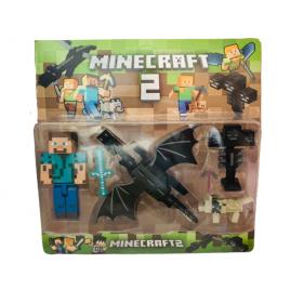 Set 6 figurine si piese Minecraft, isp21