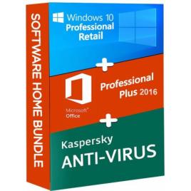 Windows 10 Pro Retail + Microsoft Office 2016 Pro Plus + Kaspersky Anti Virus EU