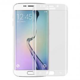 Folie sticla Samsung Galaxy S6 Edge 3D Alb