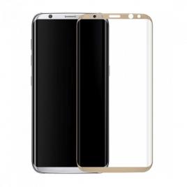 Folie sticla Samsung Galaxy S8 3D Gold