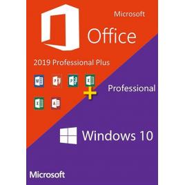 Windows 10 Pro + Office Pro Plus 2019 - ambele RETAIL - + tutorial video / asistenta - 32/64 bit - toate limbile