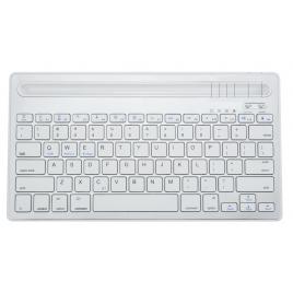 Mini Tastatura CK-03, Universala 2 in 1, Suport Integrat, Smartphone, Tableta, PC, BT 3.0, Android, Ios, Windows, Macbook, Alb