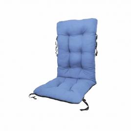 Perna pentru scaun de casa si gradina cu spatar , 48x48x75cm, culoare albastru