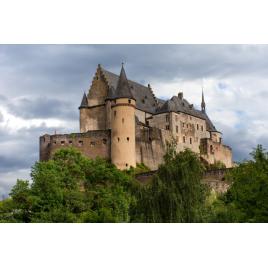 Fototapet autocolant PVC Castelul din Luxembourg, 160x240 cm