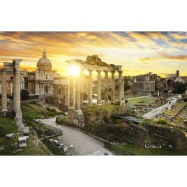 Fototapet autocolant PVC Forumul din Roma, 160x240 cm