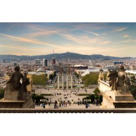 Fototapet autocolant PVC Gardienii din Barcelona, 160x240 cm