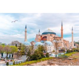 Fototapet autocolant PVC Hagia Sofia din Istanbul, 160x240 cm