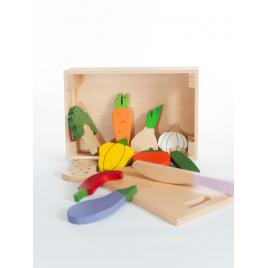 Jucarie handmade marc toys - ladita cu fructe si legume