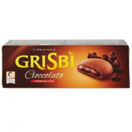 Biscuiti grisbi vicenzi cu crema de ciocolata 9 x 16,7g