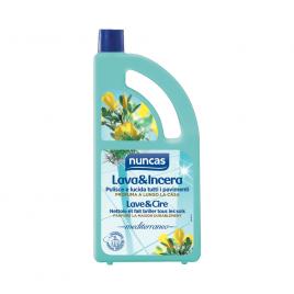Detergent cu ceara pentru pardoseli nuncas lava&incera parfum mediterraneo 1l