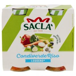 Salata italiana light de legume pentru orez condiverde riso sacla 2 bucx175g