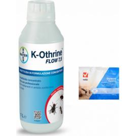 Set insecticid Kothrine SC 7.5 Flow 1 L si Duracid furnci 100 gr anti tantari gandaci de bucatarie plosnite muste purici insecte