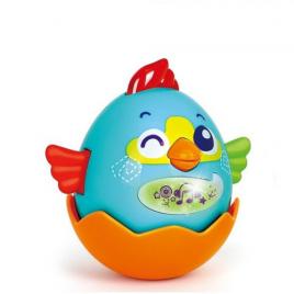Jucarie interactiva pentru copii Gossip Bird bleu