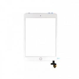 Touchscreen cu buton si conector ic apple ipad mini 3 alb