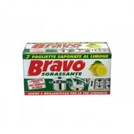 Bravo - bureti cu detergent pentru inox (7 bucati)