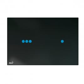 Clapeta de actionare touch-free pentru rezervor incastrat – iluminare, sticla-negru, alcaplast night light 3