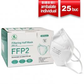 Masca Protectie FFP2 SERIX 5 Straturi (25 Buc Ambalate Individual)