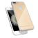 Husa protectie pentru iPhone 7 Plus Auriu perfect fit efect de oglinda si folie sticla gratis