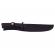 Cutit de vanatoare ideallstore®, hunting etiquette, 29 cm, otel inoxidabil, negru