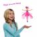 Papusa pixie zburatoare, cu aripi, usb, abs, 6 ani+, roz